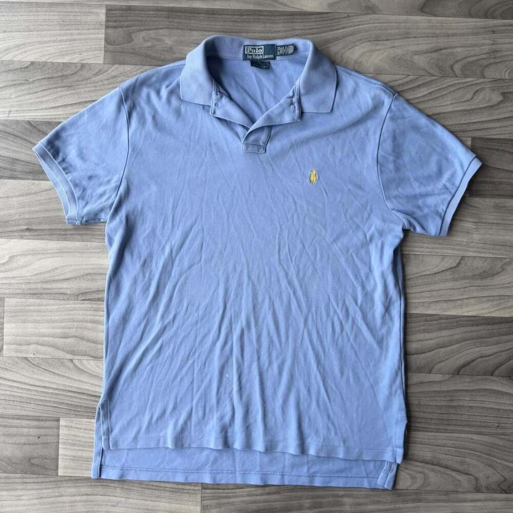 Polo Ralph Lauren Custom Fit Blue Polo Shirt